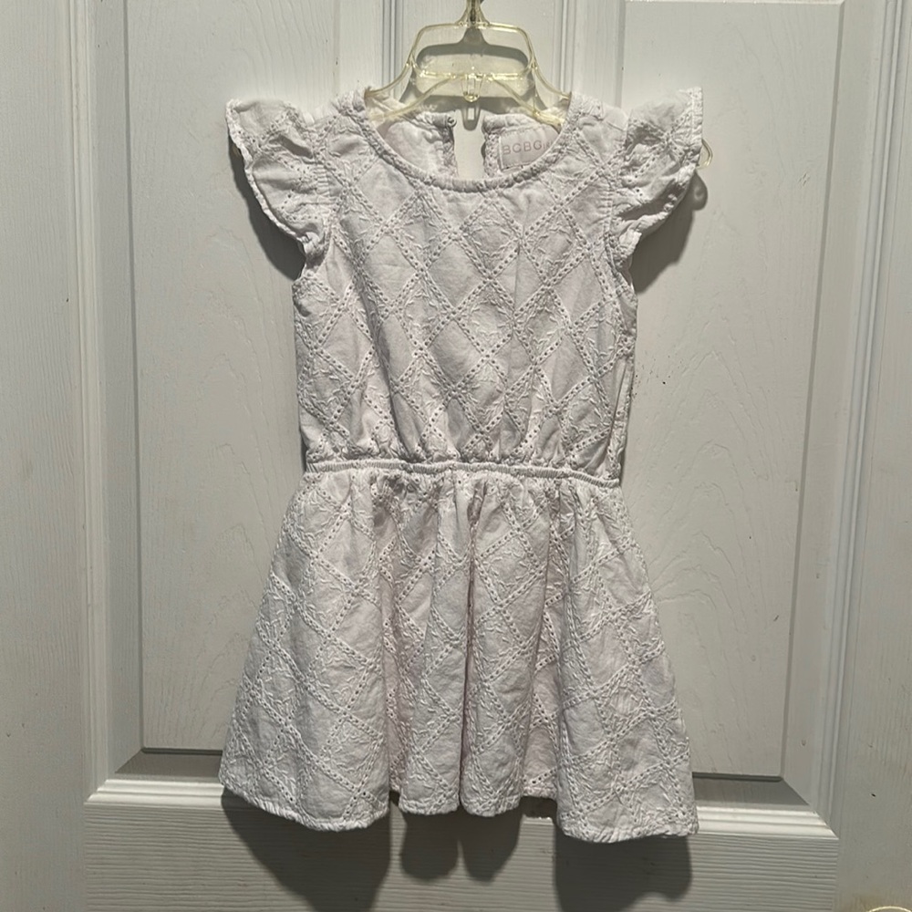 BCBG Girls White Dress (Size 3t) beach / summer photos